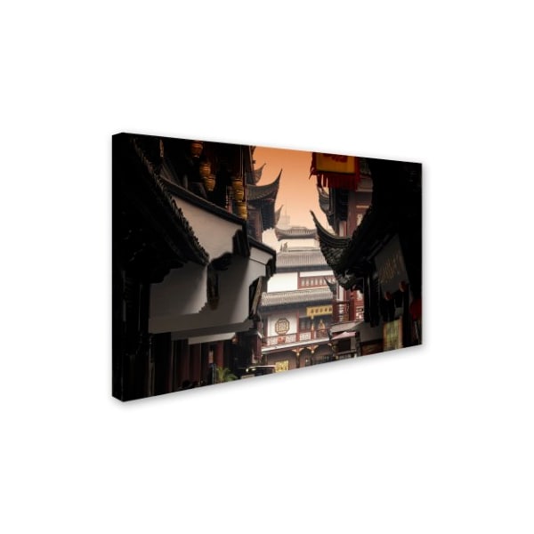 Philippe Hugonnard 'Yuyuan Garden' Canvas Art,16x24